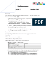 Bac D 2001