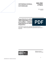 ISO - IEC - 27001-2022 Tecnologias de La Información