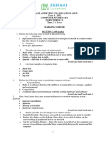 Computer Studies - Computer Form 3 - Marking Scheme-1