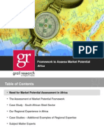 Grail Research Assessment of Market Potential Framework Africa