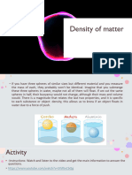 Density of Matter