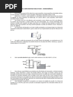 Lista de Exercícios Complementar para Estudo - Hidrostática