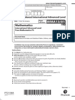 Mathematics: Pearson Edexcel International Advanced Level