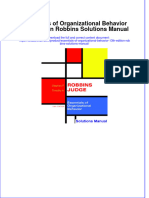 Instant Download PDF Essentials of Organizational Behavior 13th Edition Robbins Solutions Manual Full Chapter