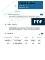 Karmbir CV (HR Profile)