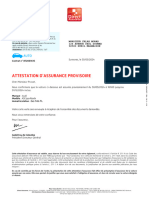 Attestation Dassurance Provisoire