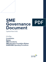 Sme Governance Document