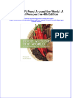 Full Download PDF of (Ebook PDF) Food Around The World: A Cultural Perspective 4th Edition All Chapter