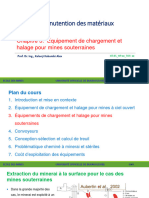 Cours 3. Équipement de Chargement Et Halage Pour Mines Souterraine