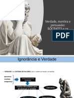 Verdade, Mentira e Persuasão: Sócrates E Os Sofistas: Prof.º Renan