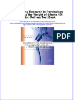 Instant Download PDF Conducting Research in Psychology Measuring The Weight of Smoke 4th Edition Pelham Test Bank Full Chapter