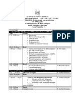 TT Time Table For 1st Workshop - MMS 61st Intake 21-28 May 2024