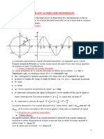 Courant Alternatif Monophasé-Cours