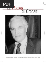 La Storia Dell Editore Crocetti e Della Rivista Poesia