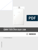 Manual Do Usuario Aquecedor Bosch GWH 720