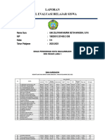 Laporan Hasil Evaluasi Belajar Siswa