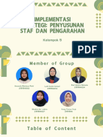 Implementasi Strategi Penyusunan Staf Dan Pengarahan