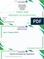 Subject Name:: Principal of Accounting