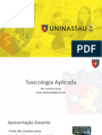 Toxicologia Aula 1 - Uninassau