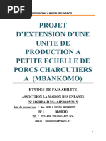 Exemple de Projet D'élevage Porcin - MAISON DES ENFANTS