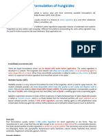 Fungicide Formulations