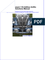 Instant Download PDF Management 11th Edition Griffin Solutions Manual Full Chapter