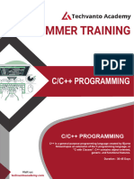 Summer Training: C/C++ Programming