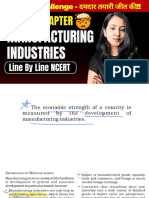 Manufacturing Industries Line by Line Ncert