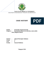 Case History: Department of Microbiology, Virology and Immunology