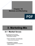 Chapt 1B - Markets and MKTG