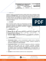 Procedimiento de Comunicacion, Participacion y Consulta - BLogic S.A.S.