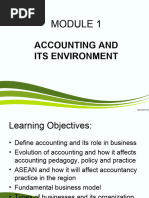 Module 1 Accounting and Its Nature