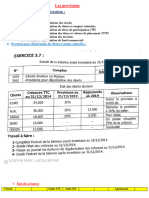 Les Provisions Partie 2 Provision de Creances Clients + Titres