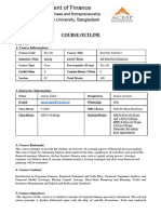 FIN 301 - OBE - Course Outline SP S2