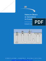 Strength Design of Anchorage To Concrete