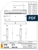 Poutre Villa Katia A9: A9 Section 15x43: A-A B-B