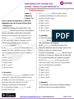 Single Fillers - Choose Appropriate Preposition Set-6 (Mains)