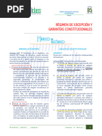 Lección 05 - Régimen de Excepción y Garantías Constitucionales