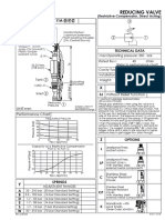 Reducing Valve: PD-11A-X-Y-Z