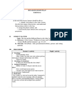 Detailed Lesson Plan For Grade 6 Science