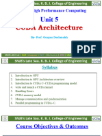 Unit 5 - CUDA Architecture