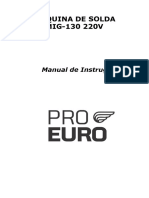 Manual Mig 130 Pro Euro