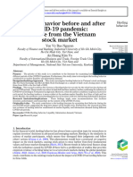 Nguyen & Vo (2023) - Herding Behavior Before and After COVID-19 Pandemic - Evidence From The Vietnam Stock Market