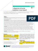 2022 Case Report - Acute Intermittent Porphyria