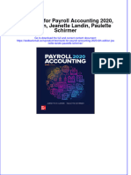 Full Download PDF of Test Bank For Payroll Accounting 2020, 6th Edition, Jeanette Landin, Paulette Schirmer All Chapter