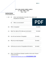 S.1 Geo Seeta High, Green Revision Pastpapers