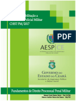 08 Apostilas CHST PMCE 2017 - Fundamentos Direito Processual Penal Militar