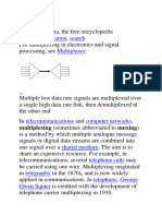 1 Multiplexing