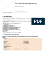 Historial Clinico Nutricional Equipo 2