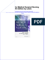 Full Download PDF of Test Bank For Medical Surgical Nursing 10th Edition by Lewis All Chapter